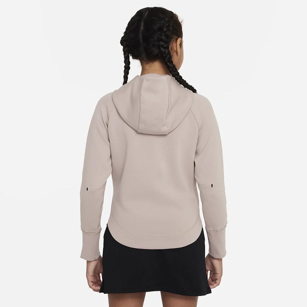 Nike Sportswear Tech Fleece Big Kids&#039; (Girls&#039;) Full-Zip Hoodie CZ2570-272