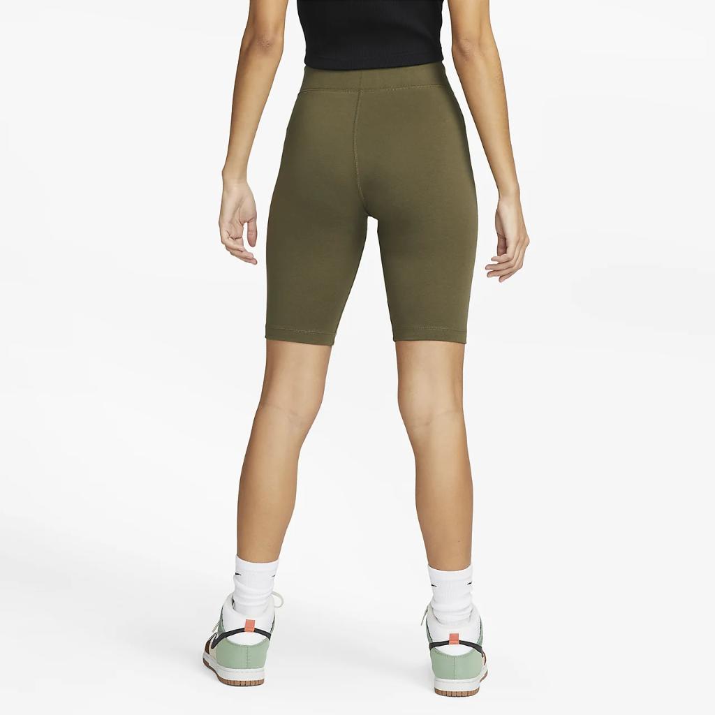Nike Sportswear Essential Women&#039;s Mid-Rise Biker Shorts CZ8526-222