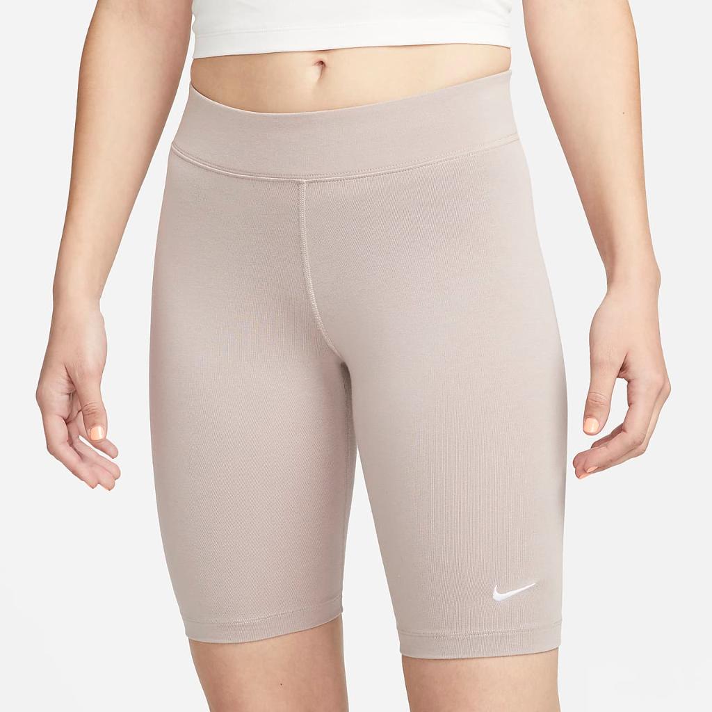 Nike Sportswear Essential Women&#039;s Mid-Rise Biker Shorts CZ8526-272