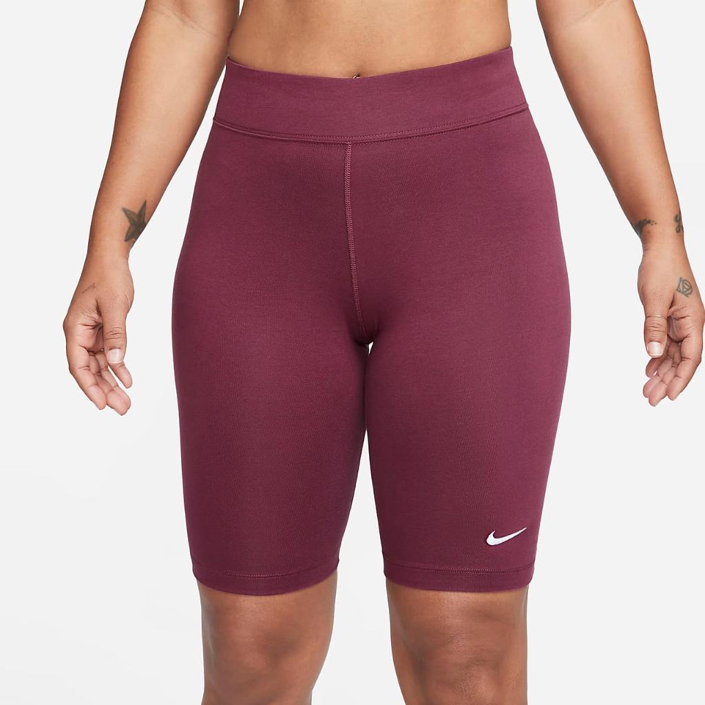 Nike Sportswear Essential Women&#039;s Mid-Rise Biker Shorts CZ8526-653
