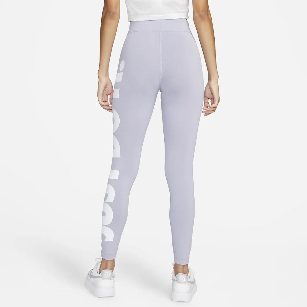 Nike Sportswear Essential Women&#039;s High-Waisted Graphic Leggings CZ8534-519
