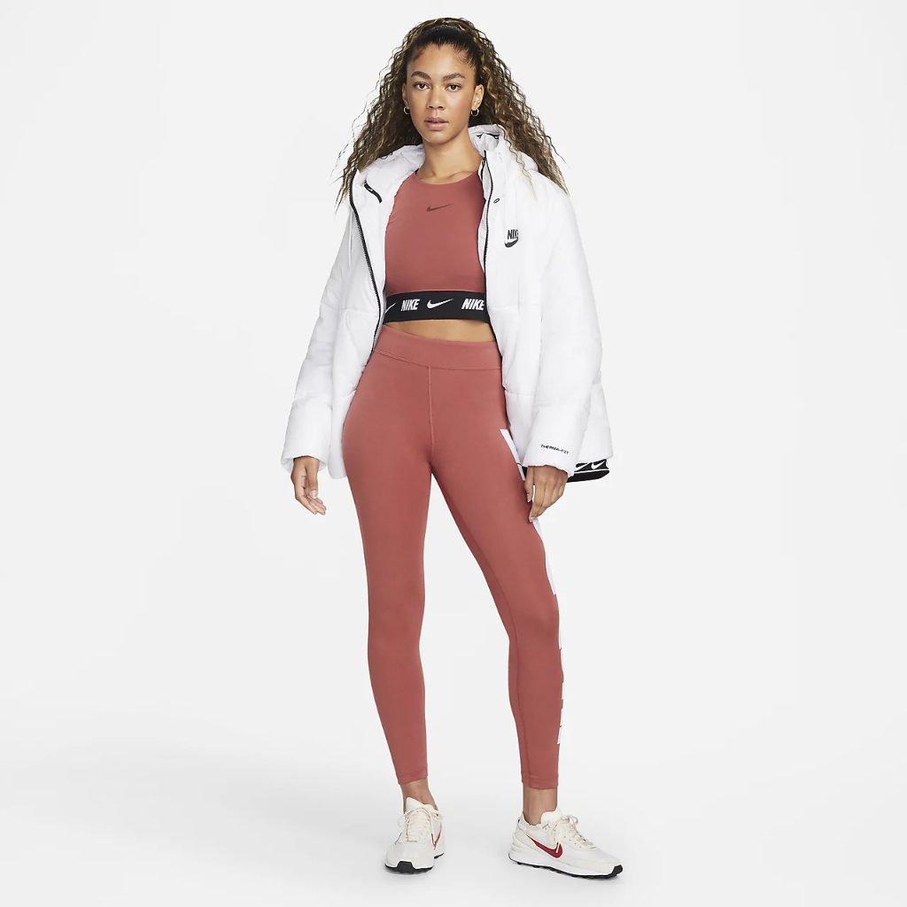 Nike Sportswear Essential Women&#039;s High-Waisted Graphic Leggings CZ8534-691