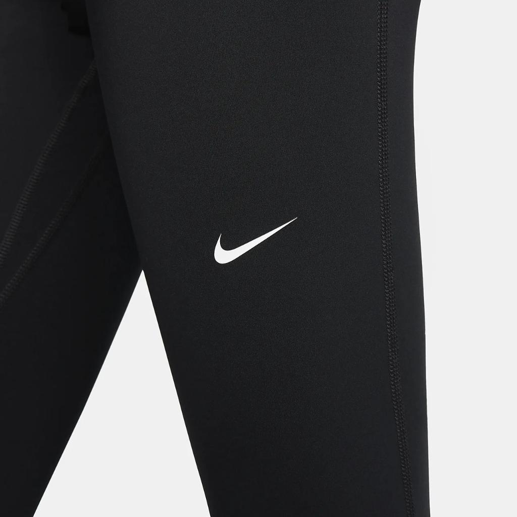 Nike Pro Women&#039;s Mid-Rise Mesh-Paneled Leggings CZ9779-017