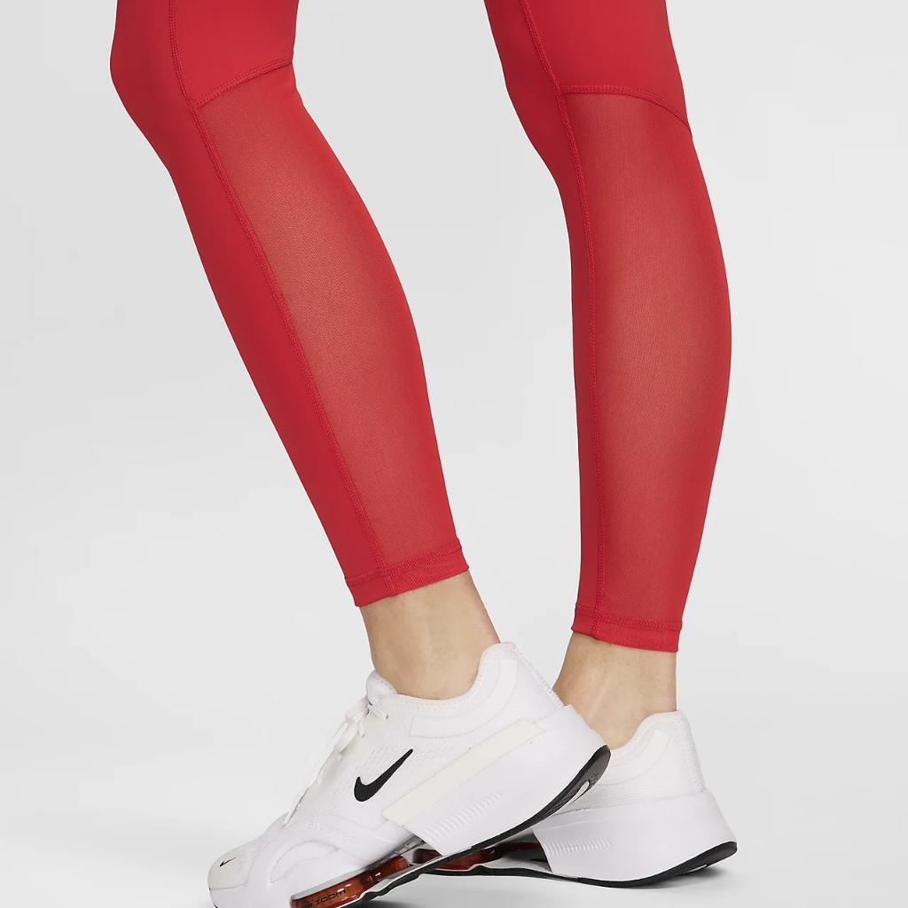 Nike Pro Women&#039;s Mid-Rise Mesh-Paneled Leggings CZ9779-657