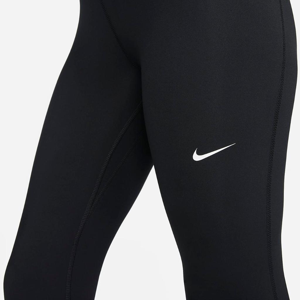 Nike Pro 365 Women&#039;s High-Waisted 7/8 Mesh Panel Leggings DA0483-015