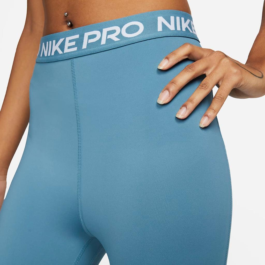 Nike Pro 365 Women&#039;s High-Waisted 7/8 Mesh Panel Leggings DA0483-440