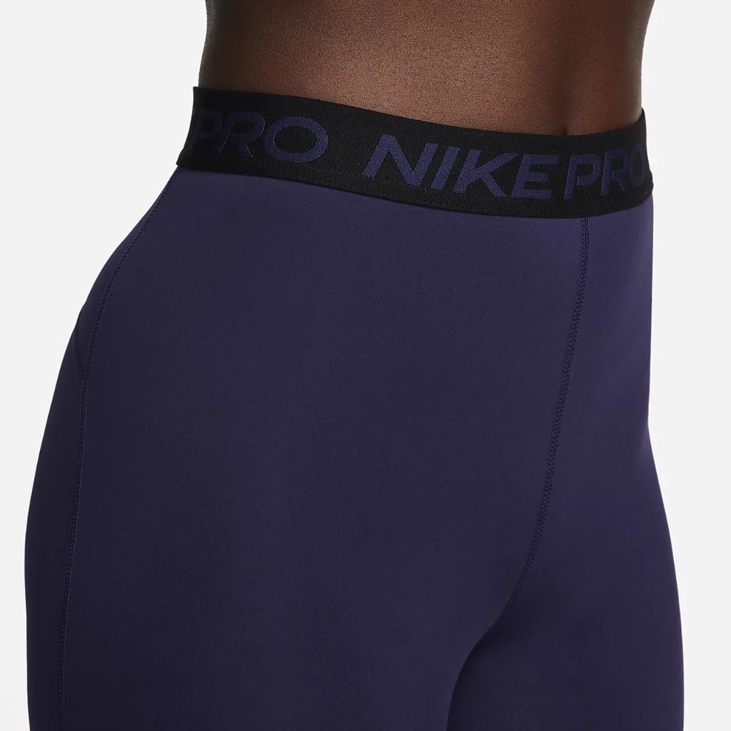 Nike Pro 365 Women&#039;s High-Waisted 7/8 Mesh Panel Leggings DA0483-555
