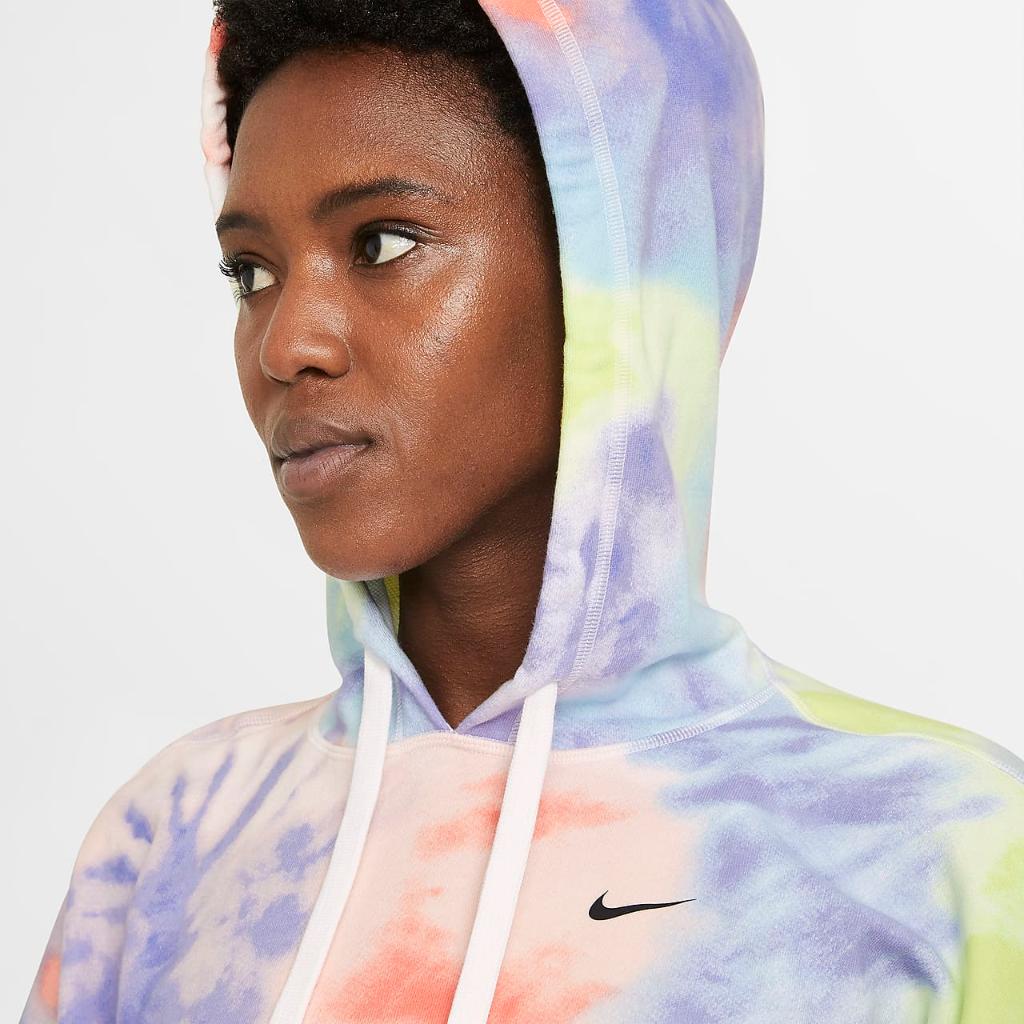 Nike Dri-FIT Get Fit Women&#039;s Tie-dye Pullover Training Hoodie DA0890-580