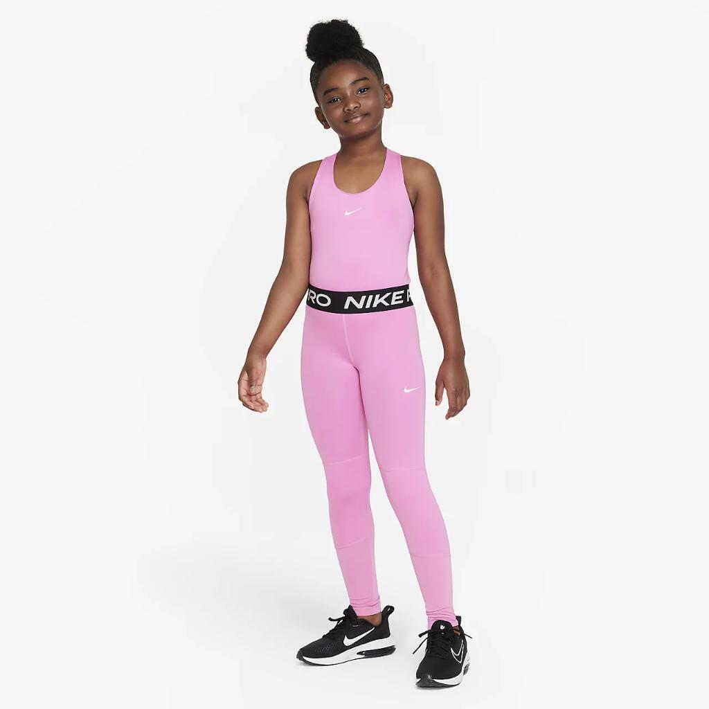 Nike Pro Big Kids&#039; (Girls&#039;) Leggings DA1028-676