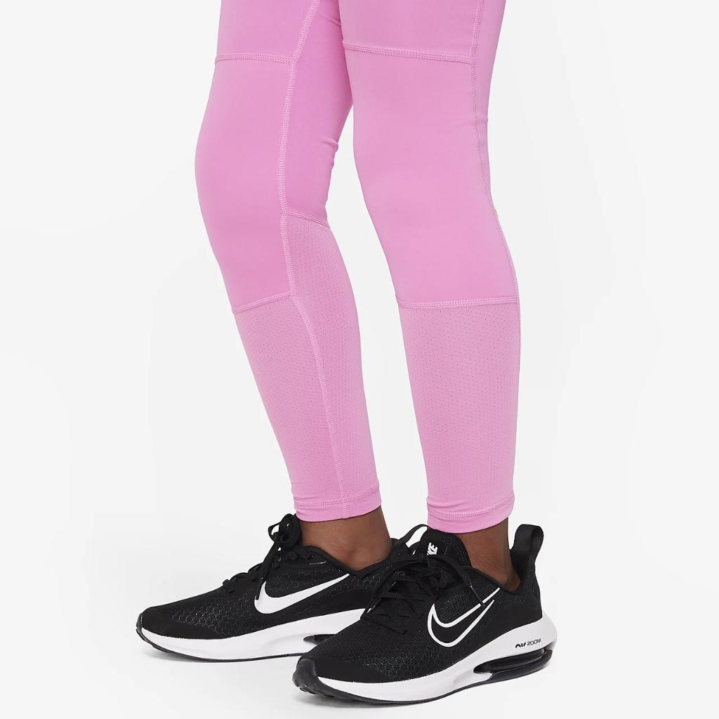 Nike Pro Big Kids&#039; (Girls&#039;) Leggings DA1028-676