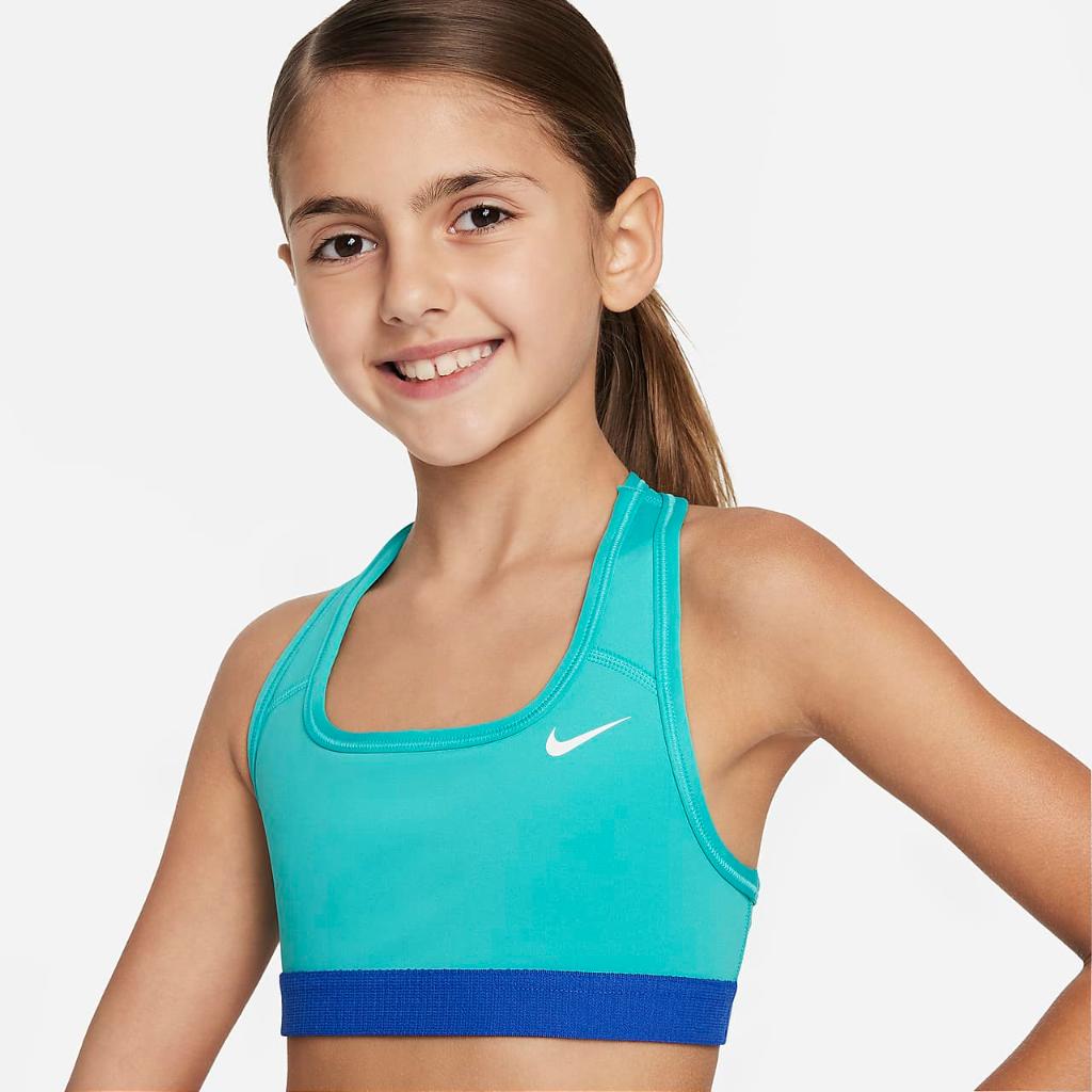 Nike Swoosh Big Kids&#039; (Girls&#039;) Sports Bra DA1030-317