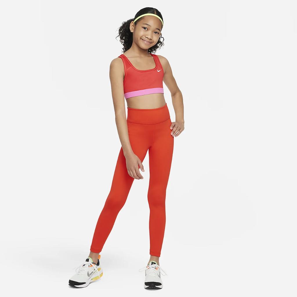 Nike Swoosh Big Kids&#039; (Girls&#039;) Sports Bra DA1030-631