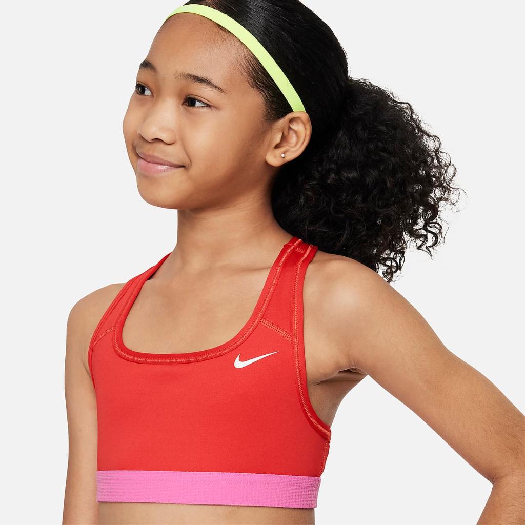 Nike Swoosh Big Kids&#039; (Girls&#039;) Sports Bra DA1030-631