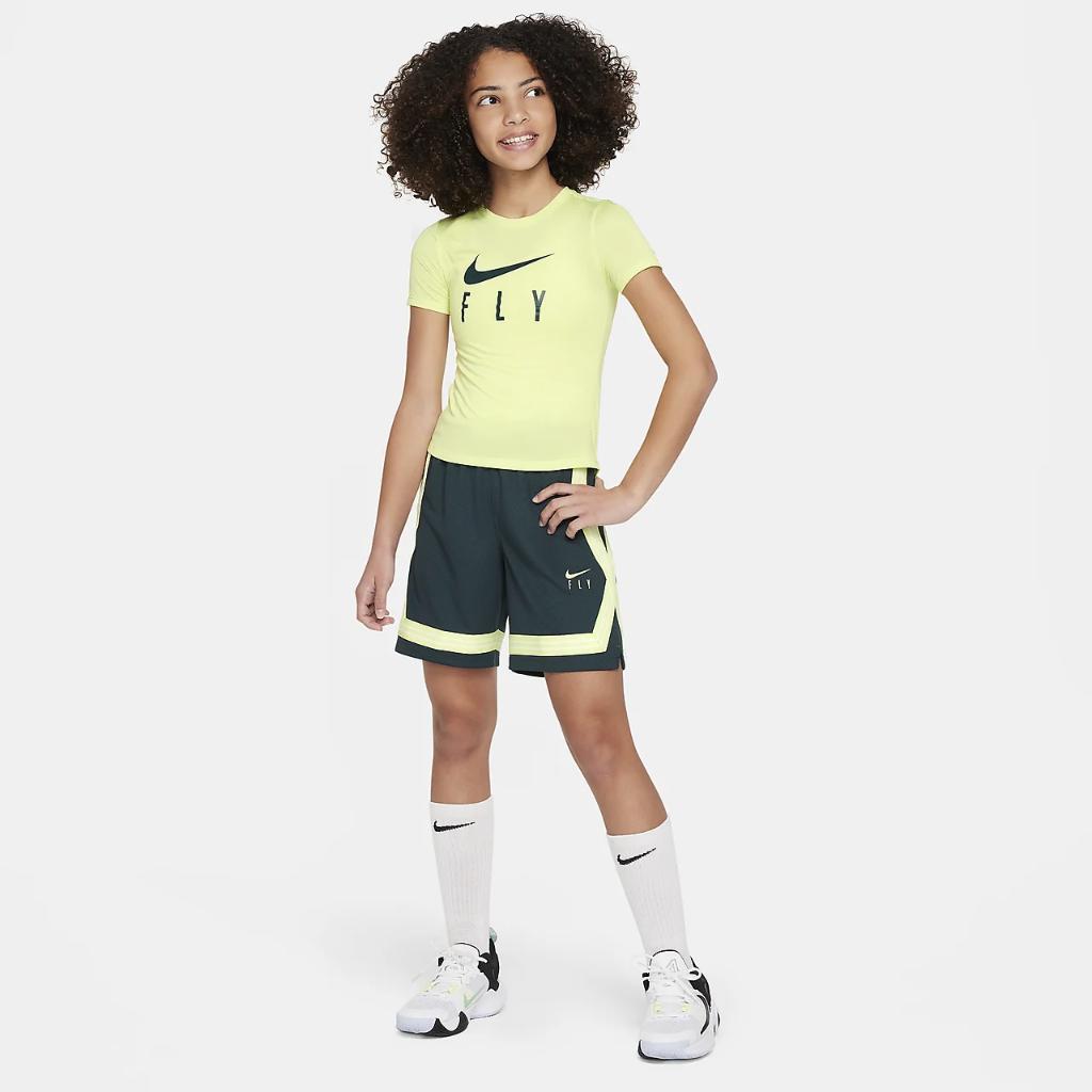 Nike Fly Crossover Big Kids&#039; (Girls&#039;) Basketball Shorts DA1086-328