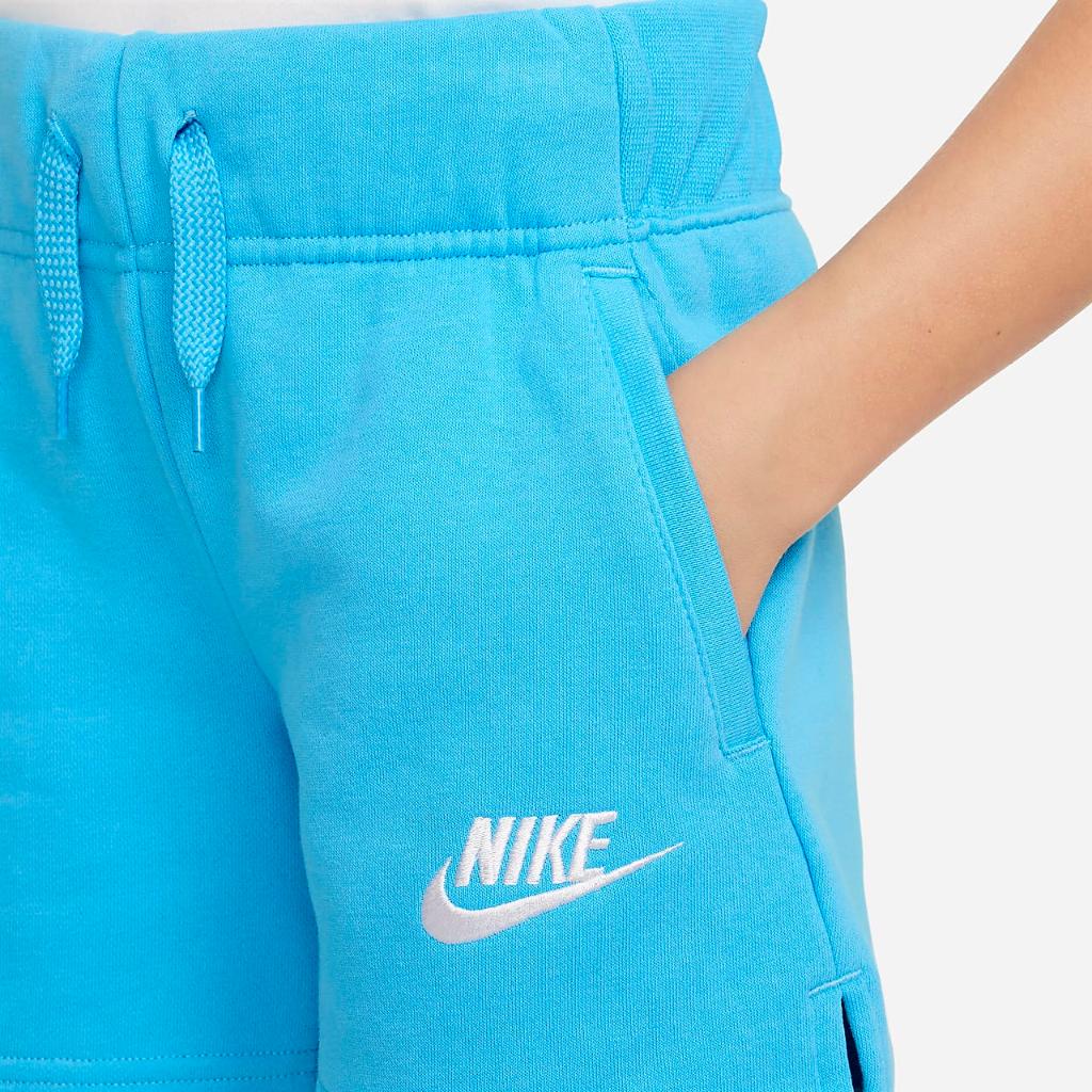Nike Sportswear Club Big Kids&#039; (Girls&#039;) French Terry Shorts DA1405-416