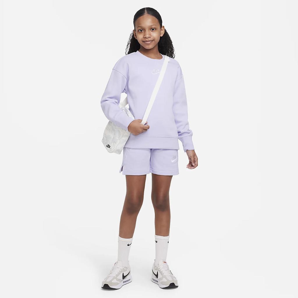 Nike Sportswear Club Big Kids&#039; (Girls&#039;) French Terry Shorts DA1405-536