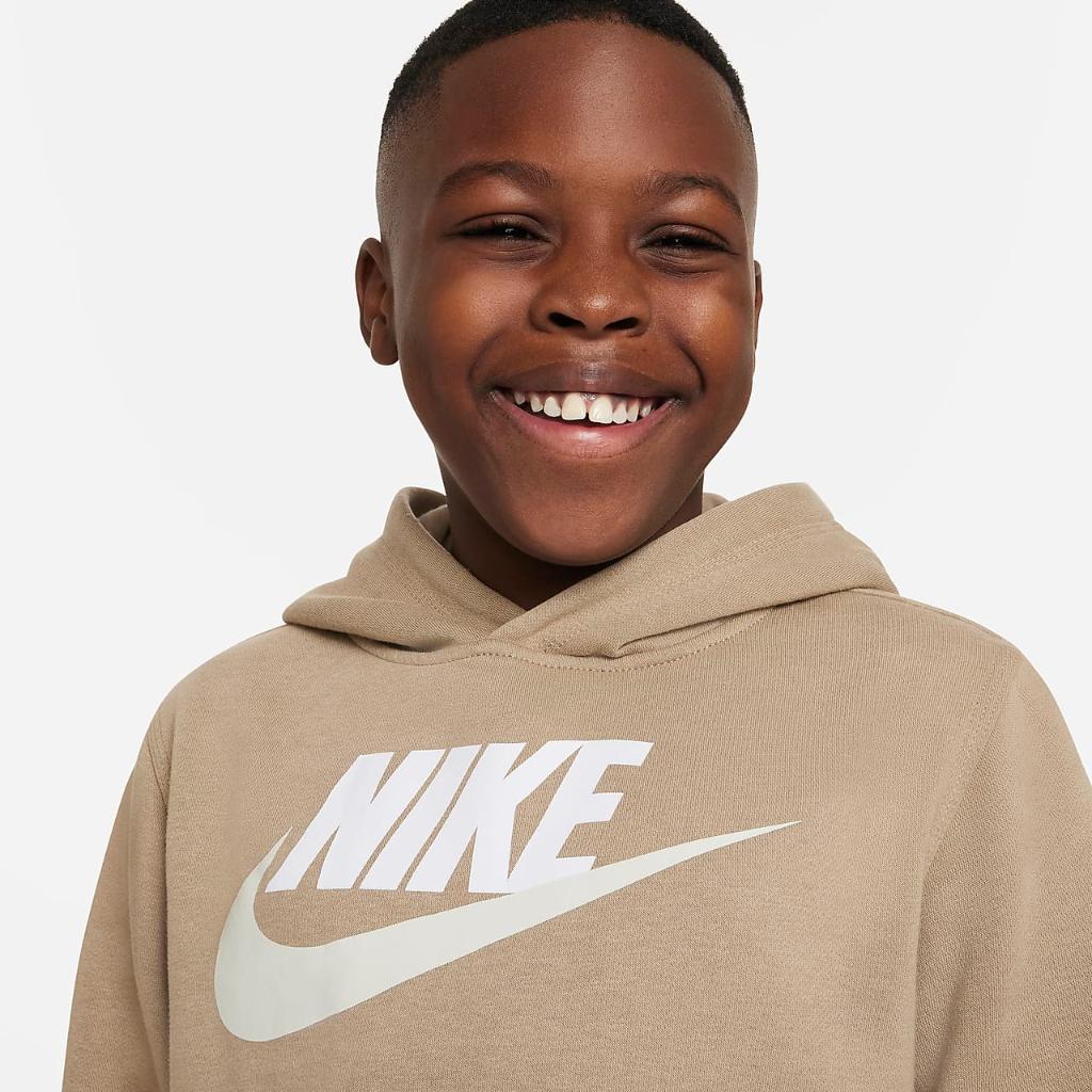 Nike Sportswear Club Fleece Big Kids&#039; (Boys&#039;) Pullover Hoodie (Extended Size) DA5064-247