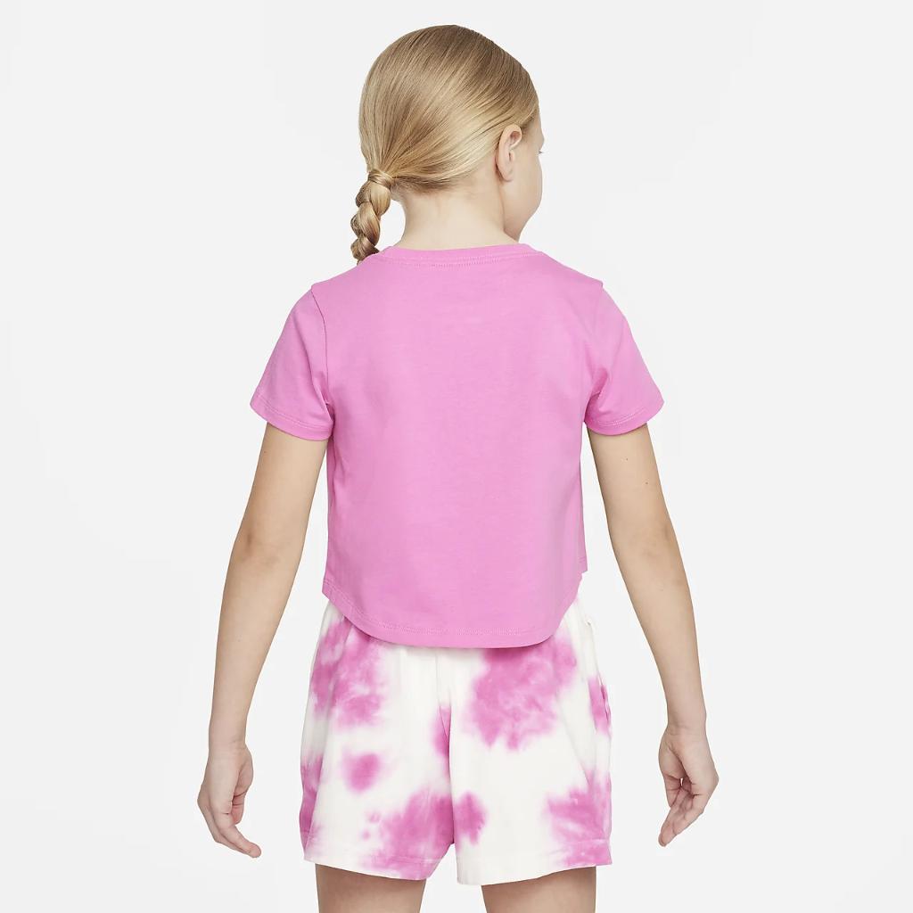 Nike Sportswear Big Kids&#039; (Girls&#039;) Cropped T-Shirt DA6925-620