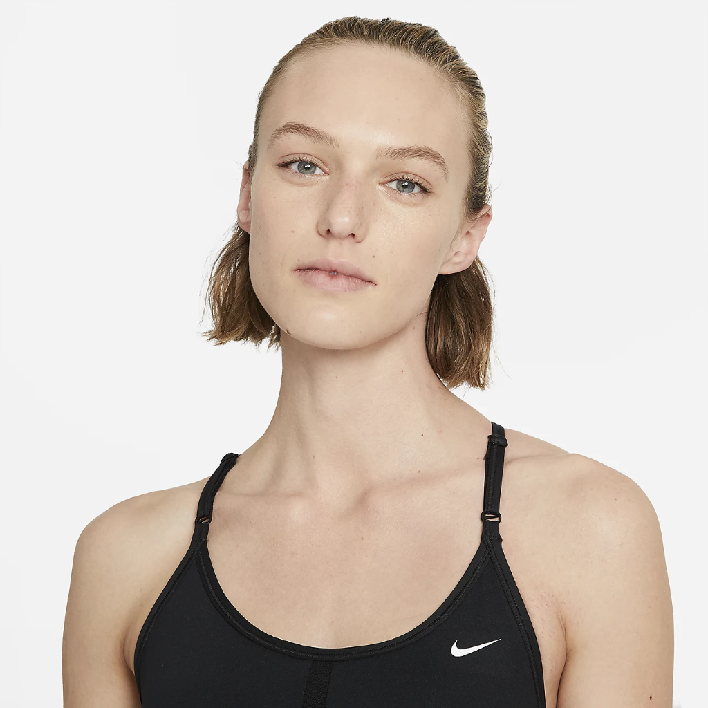 Nike Dri-FIT Indy Women&#039;s Light-Support Padded Longline Sports Bra DB8765-010