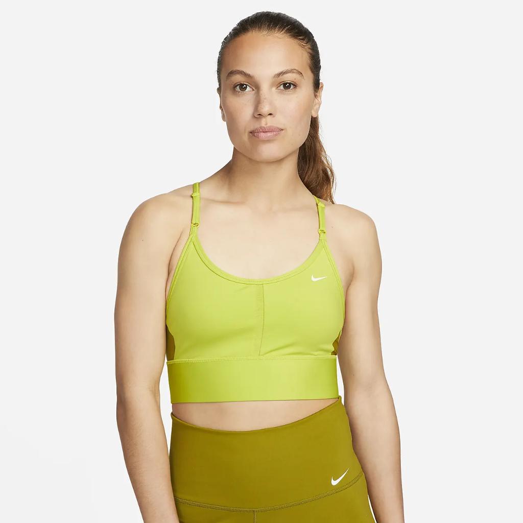 Nike Indy Women&#039;s Light-Support Padded Longline Sports Bra DB8765-308