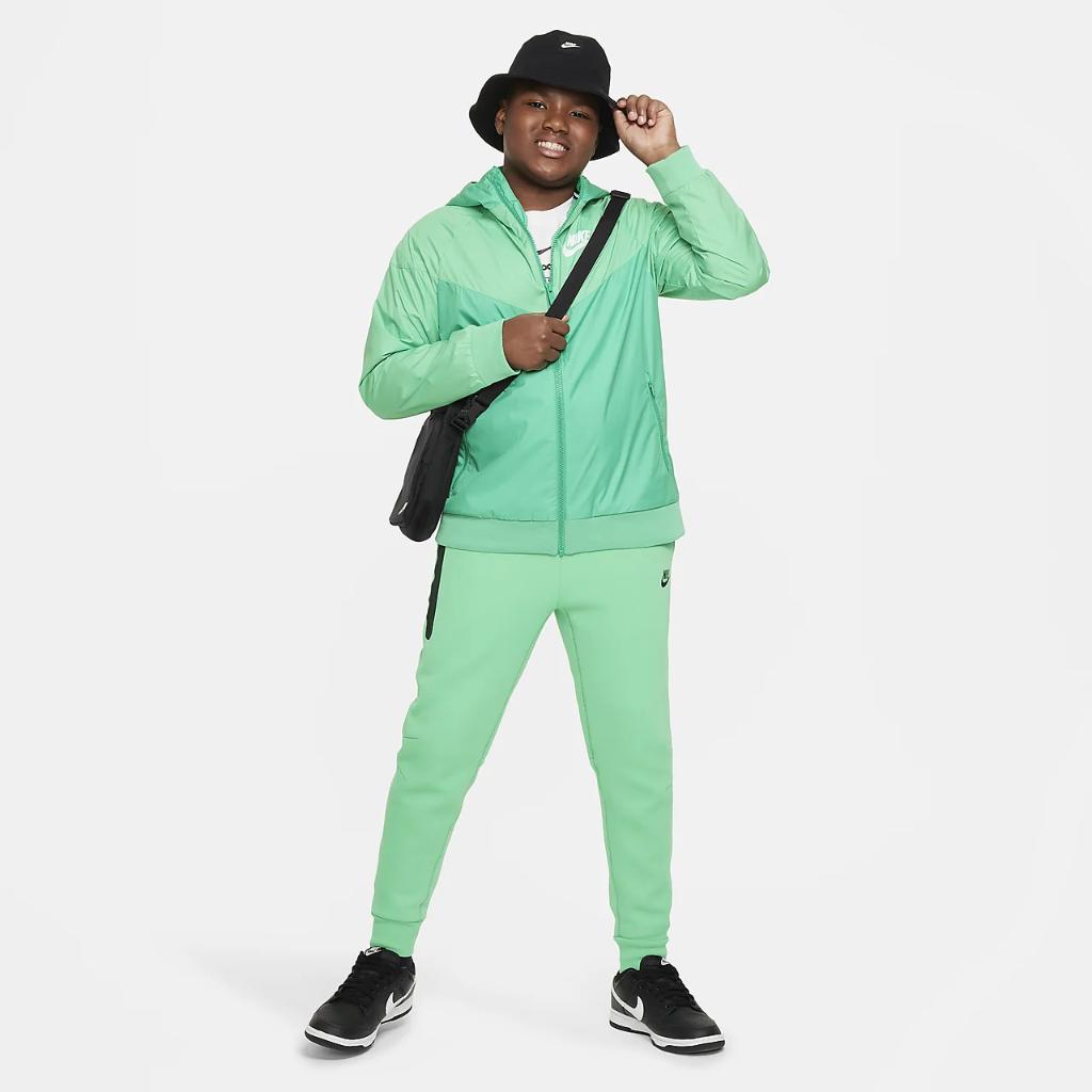 Nike Sportswear Windrunner Big Kids&#039; (Boys&#039;) Loose Hip-Length Hooded Jacket (Extended Size) DC0625-324