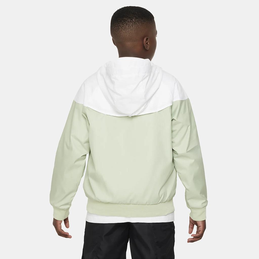 Nike Sportswear Windrunner Big Kids&#039; (Boys&#039;) Loose Hip-Length Hooded Jacket (Extended Size) DC0625-343