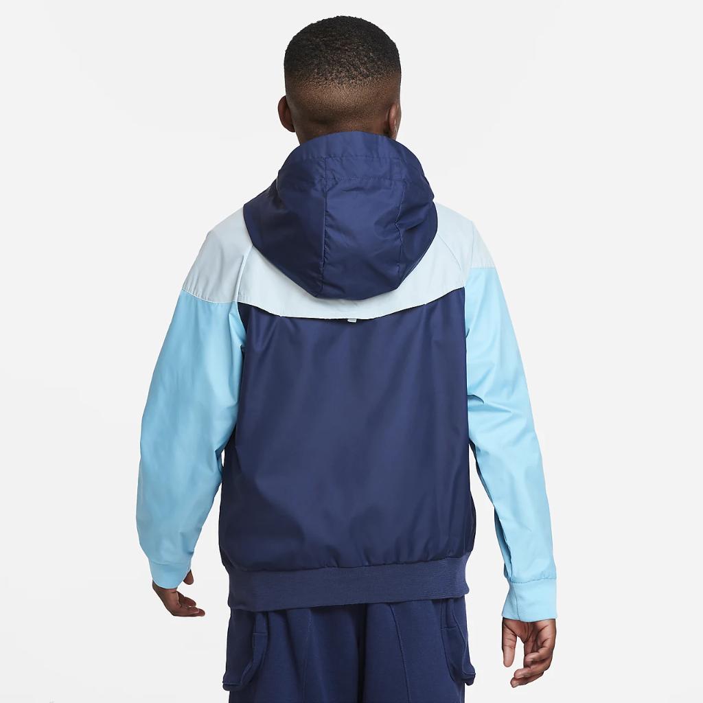 Nike Sportswear Windrunner Big Kids&#039; (Boys&#039;) Jacket (Extended Size) DC0625-410