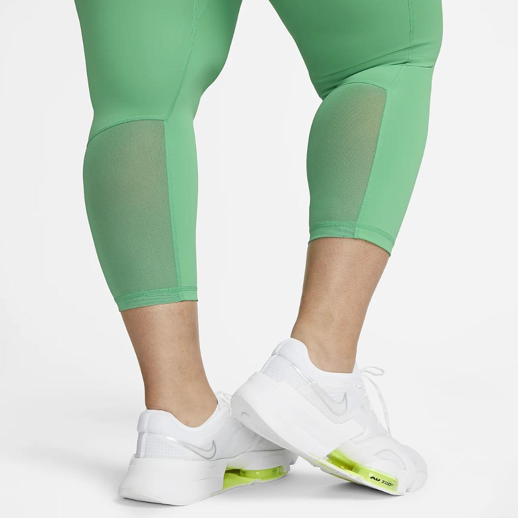 Nike Pro Women&#039;s Mid-Rise Crop Leggings (Plus Size) DC5393-363
