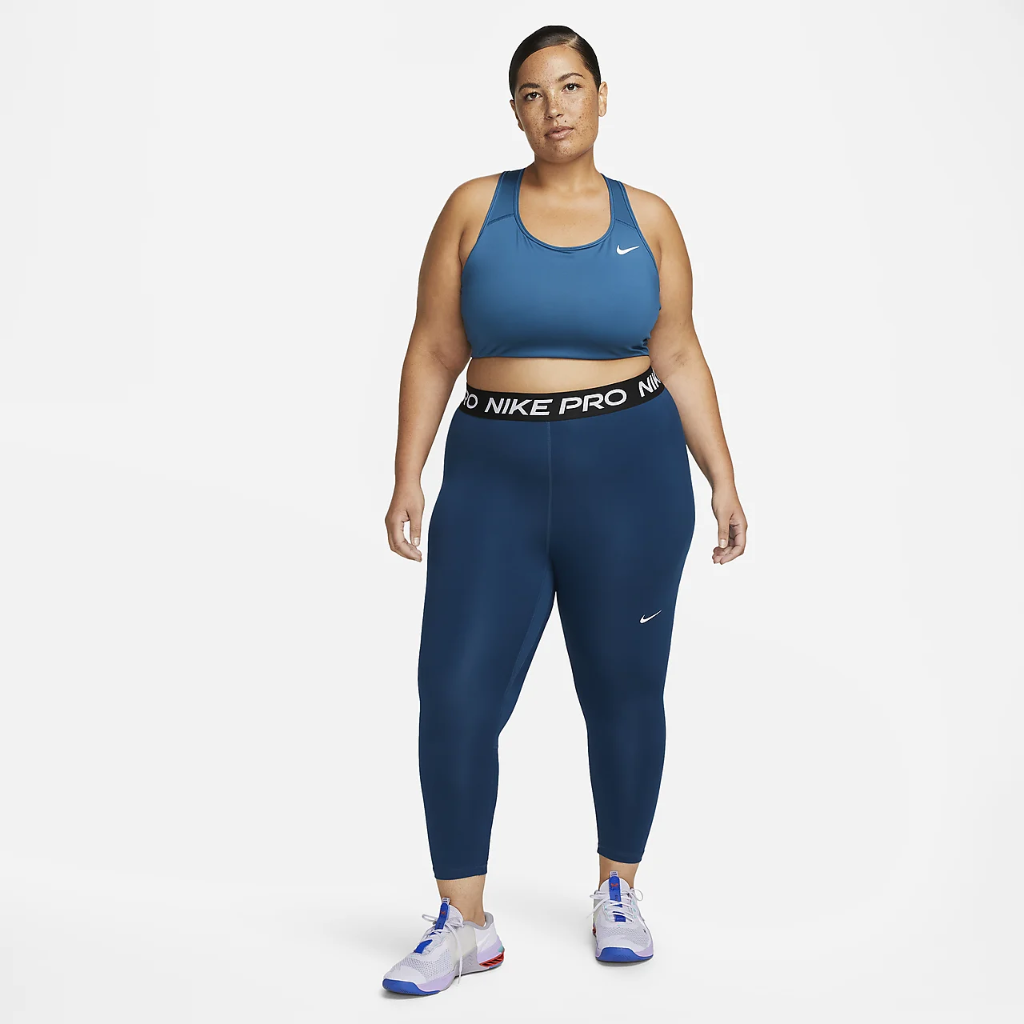 Nike Pro Women&#039;s Mid-Rise Crop Leggings (Plus Size) DC5393-460