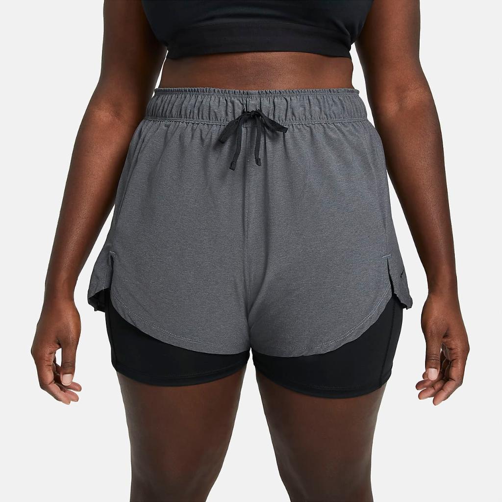 Nike Flex Essential Women&#039;s 2-in-1 Training Shorts (Plus Size) DC5412-014