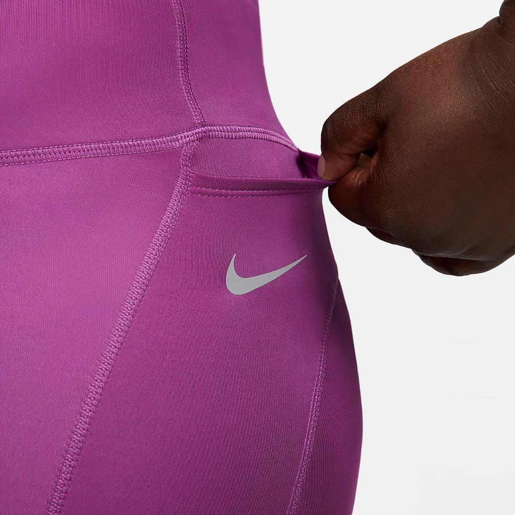 Nike Fast Women&#039;s Mid-Rise Crop Running Leggings (Plus Size) DC6915-503