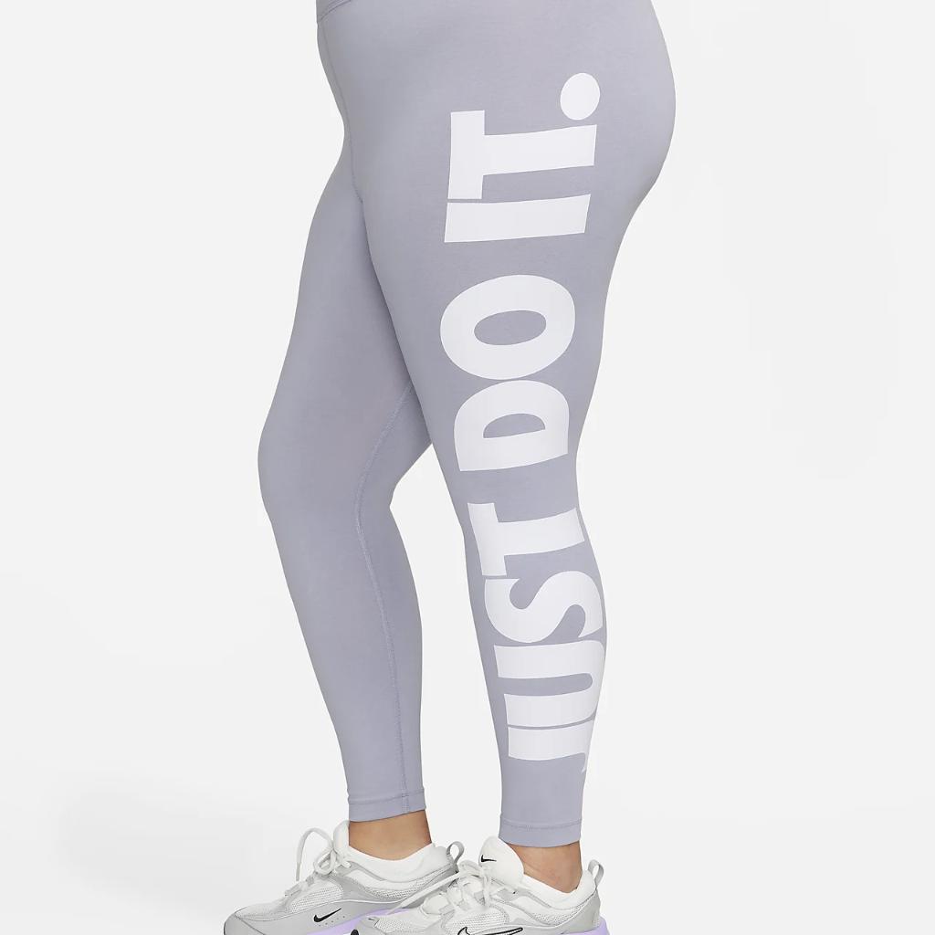 Nike Sportswear Essential Women&#039;s High-Waisted Graphic Leggings (Plus Size) DC6933-519