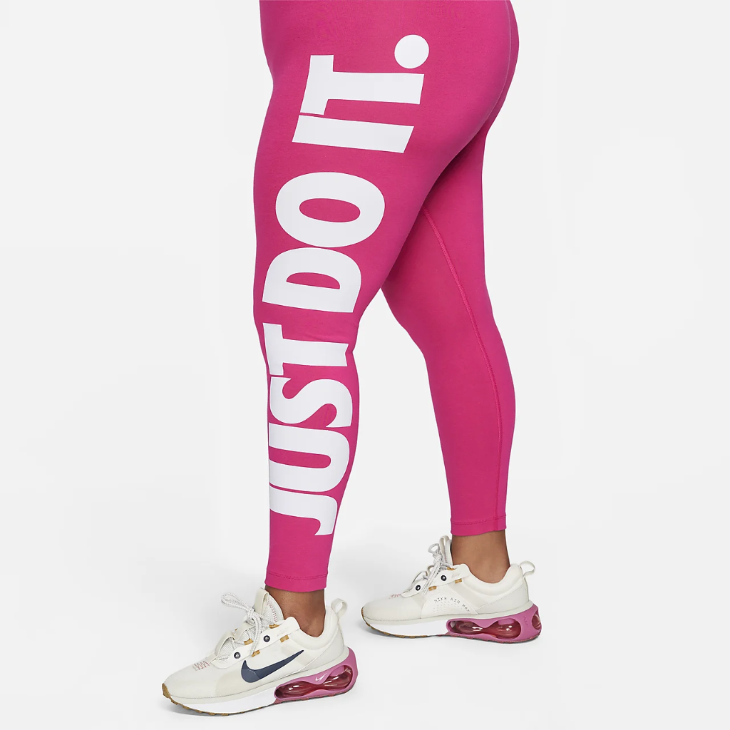 Nike Sportswear Essential Women&#039;s High-Waisted Graphic Leggings (Plus Size) DC6933-615