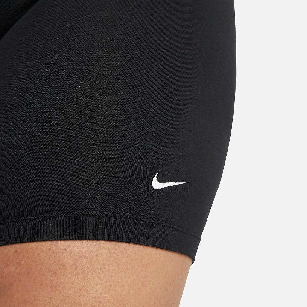 Nike Sportswear Essential Women&#039;s Mid-Rise Bike Shorts (Plus Size) DC6949-010