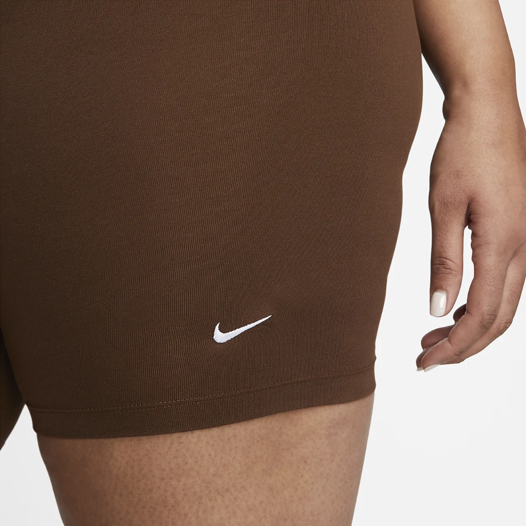 Nike Sportswear Essential Women&#039;s Mid-Rise Bike Shorts (Plus Size) DC6949-259