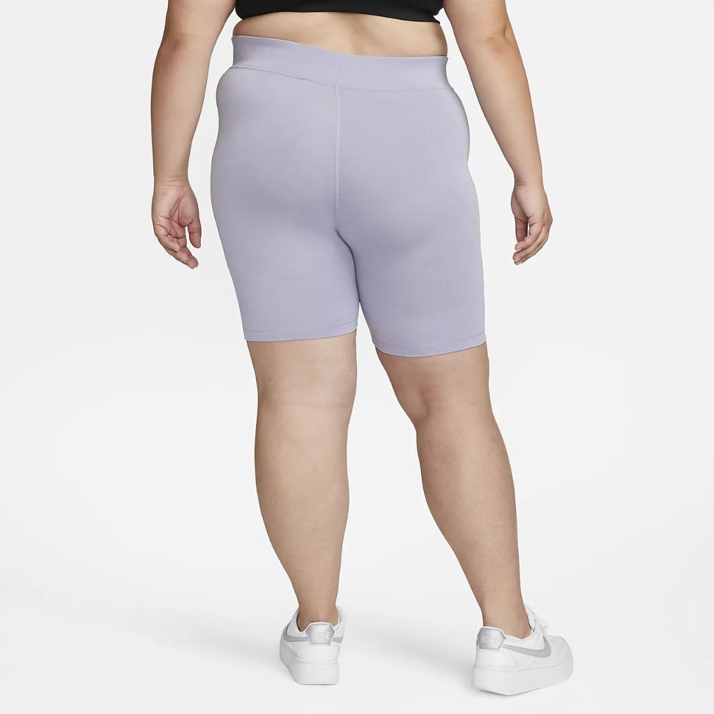Nike Sportswear Essential Women&#039;s Mid-Rise Bike Shorts (Plus Size) DC6949-519