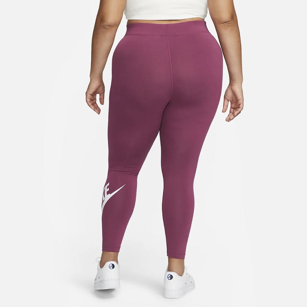 Nike Sportswear Essential Women&#039;s High-Waisted Leggings (Plus Size) DC6950-653