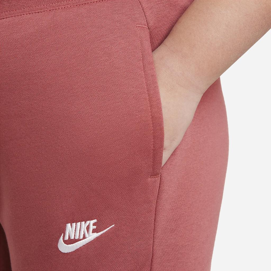 Nike Sportswear Club Fleece Big Kids&#039; (Girls&#039;) Pants (Extended Size) DC7664-691