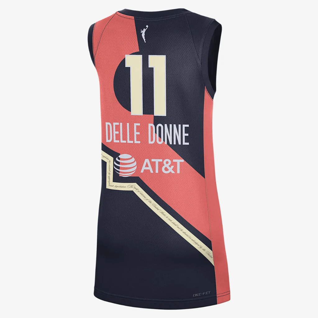 Elena Delle Donne Mystics Rebel Edition Nike Dri-FIT WNBA Victory Jersey DC9603-424