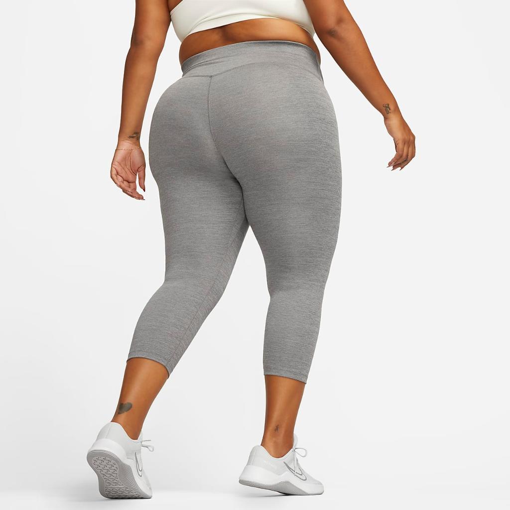 Nike One Women&#039;s Mid-Rise Crop Leggings (Plus Size) DD0344-068