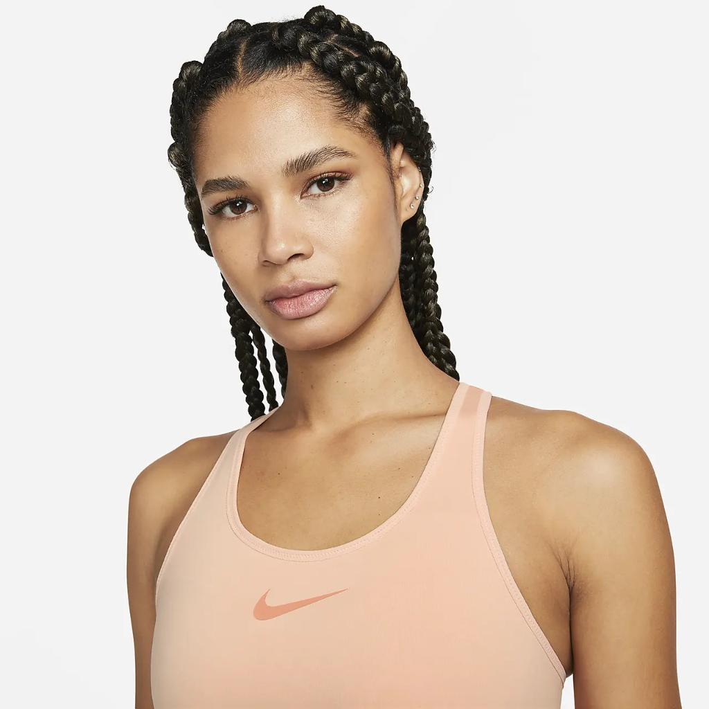 Nike Swoosh Women&#039;s High-Support Non-Padded Adjustable Sports Bra DD0428-800