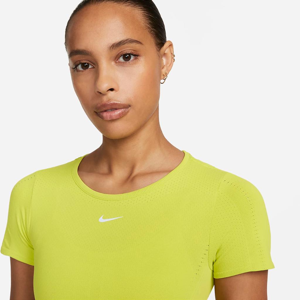 Nike Dri-FIT ADV Aura Women&#039;s Slim-Fit Short-Sleeve Top DD0588-308