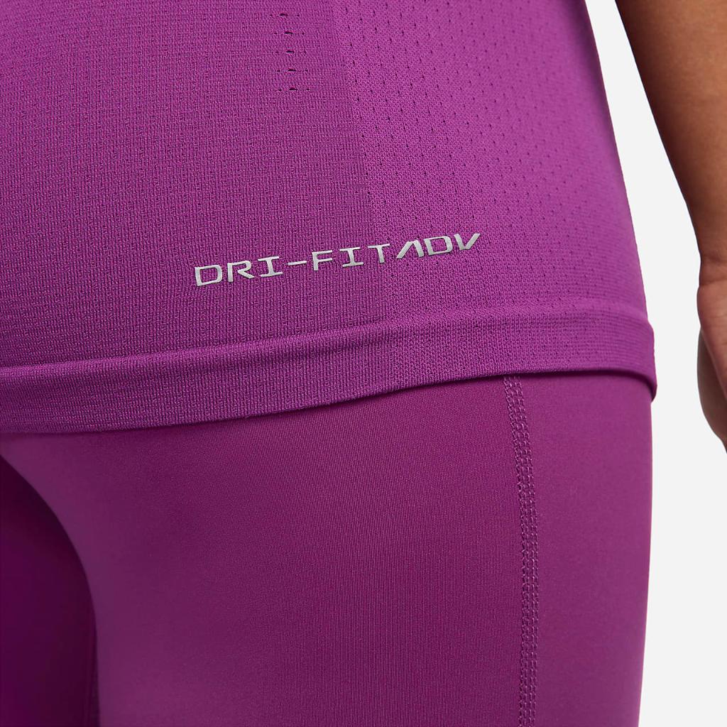 Nike Dri-FIT ADV Aura Women&#039;s Slim-Fit Short-Sleeve Top DD0588-503