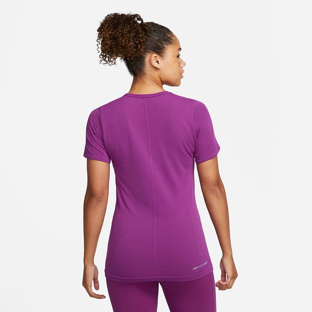 Nike Dri-FIT ADV Aura Women&#039;s Slim-Fit Short-Sleeve Top DD0588-503