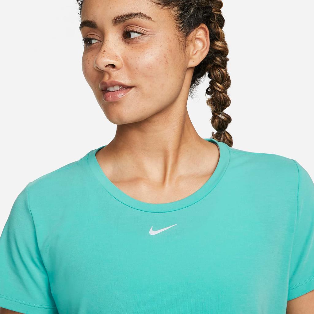 Nike Dri-FIT UV One Luxe Women&#039;s Standard Fit Short-Sleeve Top DD0618-392