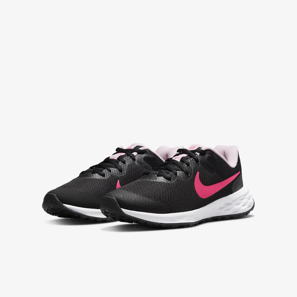 Nike Revolution 6 Big Kids&#039; Road Running Shoes DD1096-007