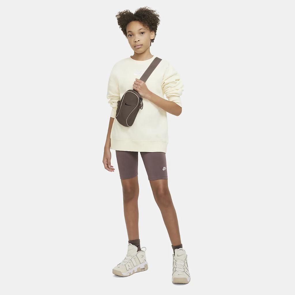 Nike Sportswear Club Fleece Big Kids&#039; (Girls&#039;) Crew Sweatshirt DD7473-114
