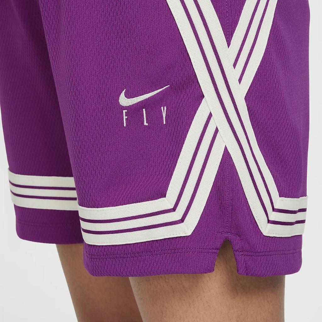 Nike Dri-FIT Fly Crossover Big Kids&#039; (Girls&#039;) Basketball Shorts (Extended Size) DD9151-503