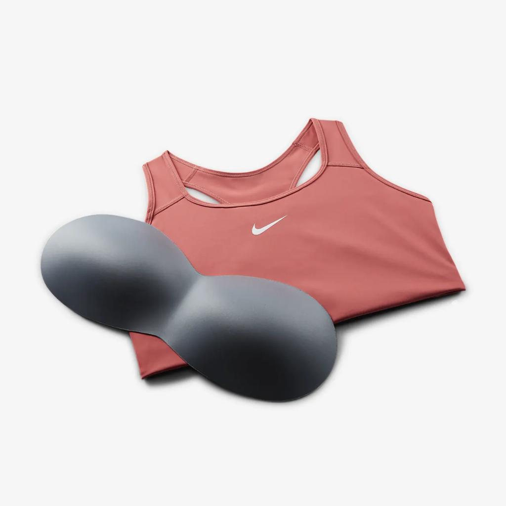 Nike Swoosh Women&#039;s Medium-Support Padded Sports Bra (Plus Size) DH3384-655