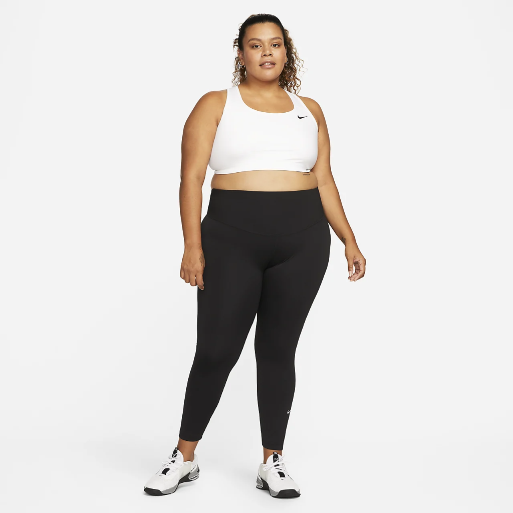 Nike Dri-Fit Swoosh Women&#039;s Medium-Support Non-Padded Sports Bra (Plus Size) DH3385-100